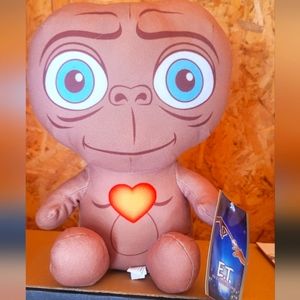 ET Extra Terrestrial Big Head Plush 2018 Toy Factory 6.5" Stuffed Animal.